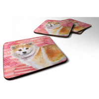 "Caroline's Treasures Shiba Inu Love Decorative coasters, Multicolor"
