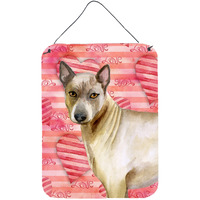 "Caroline's Treasures Thai Ridgeback Love Metal Print, 16"" x 12"", Multicolor"