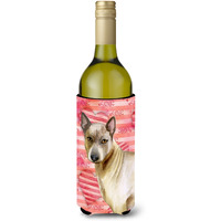 "Caroline's Treasures Thai Ridgeback Love Decorative Bottle Hugger, 750ml, Multicolor"