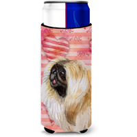 "Caroline's Treasures Pekingese Love Decorative Can Hugger, Slim, Multicolor"
