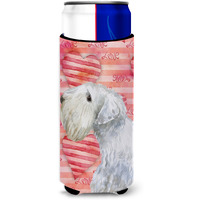"Caroline's Treasures Sealyham Terrier Love Decorative Can Hugger, Slim, Multicolor"