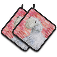"Caroline's Treasures Sealyham Terrier Decorated pot holder, 7.5H x 7.5W, Love is a Dog"