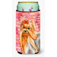 "Caroline's Treasures Yorkshire Terrier Love Decorative Can Hugger, Tall Boy, Multicolor"