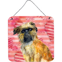 "Caroline's Treasures Brussels Griffon Metal Print, 6h x 6w, Love is a Dog"