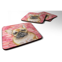 "Caroline's Treasures French Bulldog Love Decorative coasters, Multicolor"