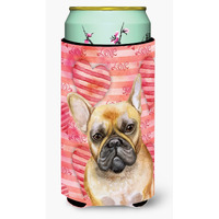 "Caroline's Treasures French Bulldog Love Decorative Can Hugger, Tall Boy, Multicolor"