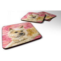 "Caroline's Treasures Cairn Terrier Love Decorative coasters, Multicolor"