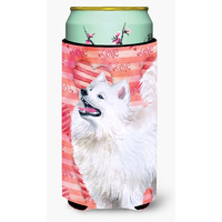"Caroline's Treasures Samoyed Love Decorative Can Hugger, Tall Boy, Multicolor"