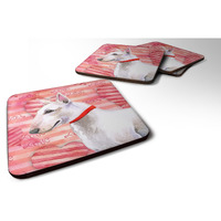 "Caroline's Treasures Bull Terrier Love Decorative coasters, Multicolor"