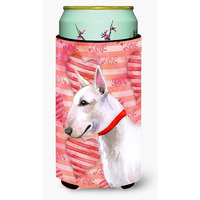 "Caroline's Treasures Bull Terrier Love Decorative Can Hugger, Tall Boy, Multicolor"