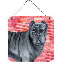 "Caroline's Treasures Cane Corso Metal Print, 6h x 6w, Love is a Dog"