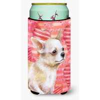"Caroline's Treasures Chihuahua Leg up Love Decorative Can Hugger, Tall Boy, Multicolor"