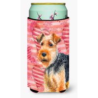 "Caroline's Treasures Welsh Terrier Love Decorative Can Hugger, Tall Boy, Multicolor"
