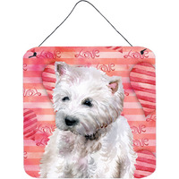 "Caroline's Treasures Westie Metal Print, 6h x 6w, Love is a Dog"