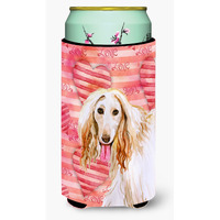 "Caroline's Treasures Afghan Hound Love Decorative Can Hugger, Tall Boy, Multicolor"