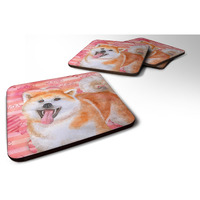 "Caroline's Treasures Akita Love Decorative coasters, Multicolor"
