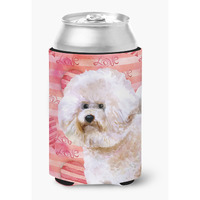 "Caroline's Treasures Bichon Frise #2 Love Decorative Can Hugger, Multicolor"