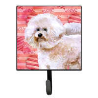 "Caroline's Treasures Bichon Frise #2 Love Wall Hook, Small, Multicolor"