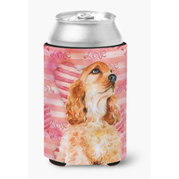 "Caroline's Treasures Cocker Spaniel Love Decorative Can Hugger, Multicolor"