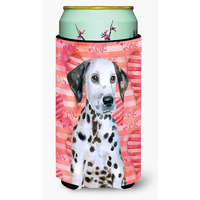 "Caroline's Treasures Dalmatian Puppy Love Decorative Can Hugger, Tall Boy, Multicolor"