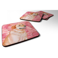 "Caroline's Treasures Labrador Retriever Love Decorative coasters, Multicolor"