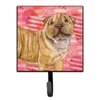 "Caroline's Treasures Shar Pei Puppy Love Wall Hook, Small, Multicolor"