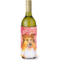 "Caroline's Treasures Sheltie Love Decorative Bottle Hugger, 750ml, Multicolor"