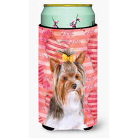 "Caroline's Treasures Yorkshire Terrier #2 Love Decorative Can Hugger, Tall Boy, Multicolor"