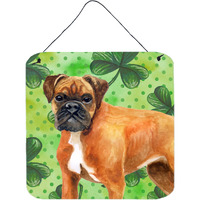 "Caroline's Treasures German Boxer Metal Print, 6h x 6w, St Patrick's Day"