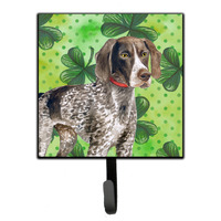 "Caroline's Treasures German Shorthaired Pointer St Patrick's Wall Hook, Small, Multicolor"