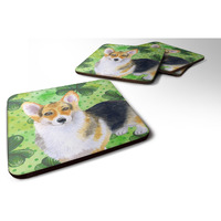 "Caroline's Treasures Pembroke Corgi St Patrick's Decorative coasters, Multicolor"