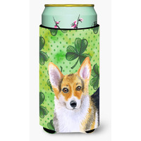 "Caroline's Treasures Pembroke Corgi St Patrick's Decorative Can Hugger, Tall Boy, Multicolor"
