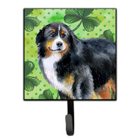 "Caroline's Treasures Bernese Mountain Dog St Patrick's Wall Hook, Small, Multicolor"