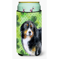 "Caroline's Treasures Bernese Mountain Dog St Patrick's Decorative Can Hugger, Tall Boy, Multicolor"