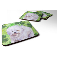 "Caroline's Treasures Bichon Frise St Patrick's Decorative coasters, Multicolor"