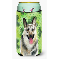 "Caroline's Treasures East-European Shepherd St Patrick's Decorative Can Hugger, Tall Boy, Multicolor"