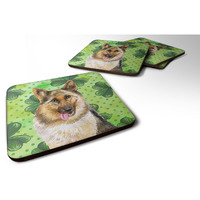 "Caroline's Treasures German Shepherd St Patrick's Decorative coasters, Multicolor"