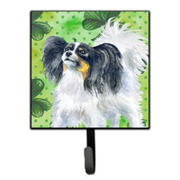 "Caroline's Treasures Papillon St Patrick's Wall Hook, Small, Multicolor"