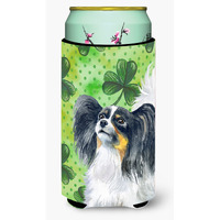"Caroline's Treasures Papillon St Patrick's Decorative Can Hugger, Tall Boy, Multicolor"