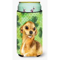 "Caroline's Treasures Chihuahua St Patrick's Decorative Can Hugger, Tall Boy, Multicolor"