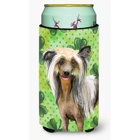 "Caroline's Treasures Chinese Crested St Patrick's Decorative Can Hugger, Tall Boy, Multicolor"