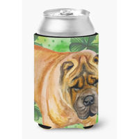 "Caroline's Treasures Shar Pei St Patrick's Decorative Can Hugger, Multicolor"
