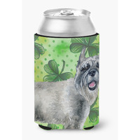 "Caroline's Treasures Schnauzer St Patrick's Decorative Can Hugger, Multicolor"