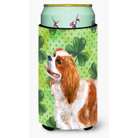 "Caroline's Treasures Cavalier Spaniel St Patrick's Decorative Can Hugger, Tall Boy, Multicolor"