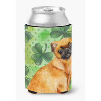 "Caroline's Treasures Small Brabant Griffon St Patrick's Decorative Can Hugger, Multicolor"