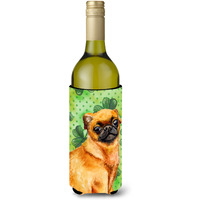 "Caroline's Treasures Small Brabant Griffon St Patrick's Decorative Bottle Hugger, 750ml, Multicolor"