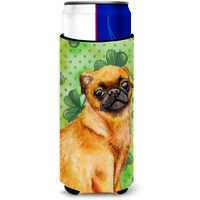 "Caroline's Treasures Small Brabant Griffon St Patrick's Decorative Can Hugger, Slim, Multicolor"