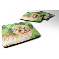 "Caroline's Treasures Morkie St Patrick's Decorative coasters, Multicolor"