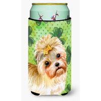 "Caroline's Treasures Morkie St Patrick's Decorative Can Hugger, Tall Boy, Multicolor"