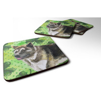 "Caroline's Treasures American Akita St Patrick's Decorative coasters, Multicolor"